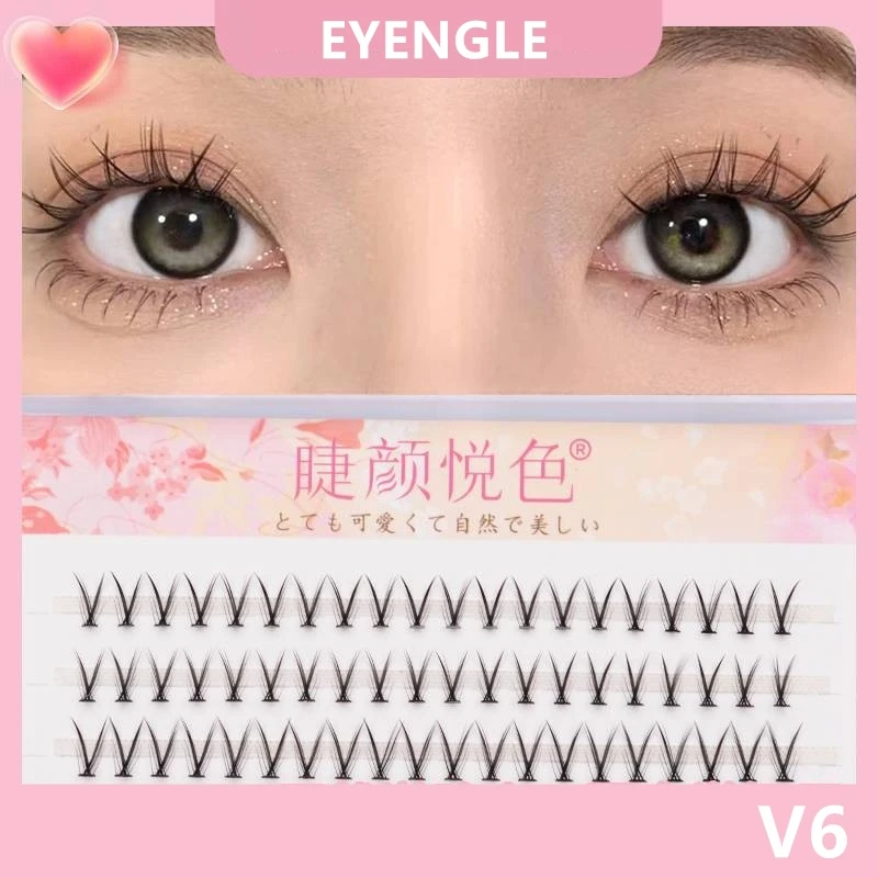 V6 Eyeslashes Extension Personal Lashes Professional Makeup Individual Cluster EyeLash Grafting Fake Eye Lashes False Eyelashes