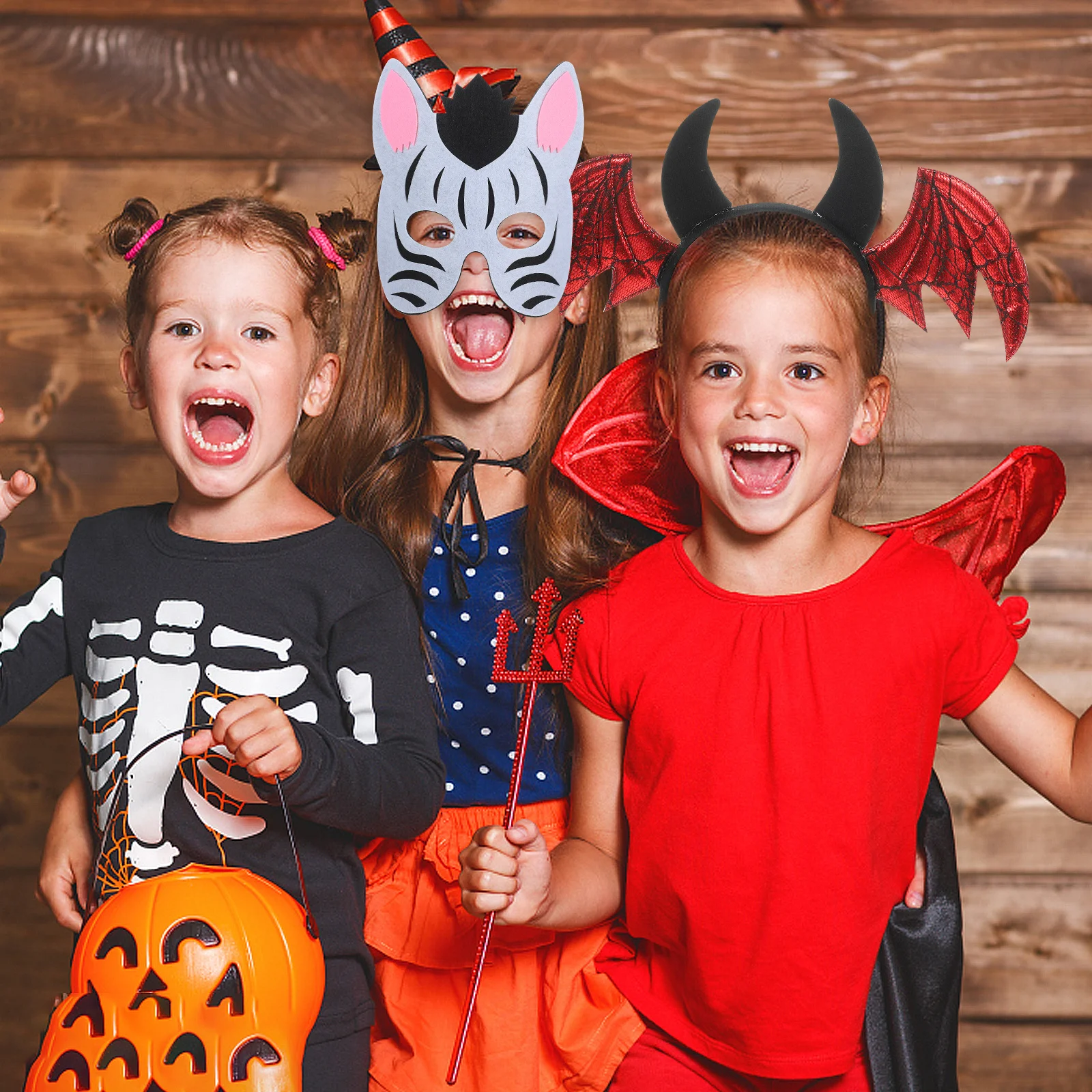 Zebra Masker Cosplay Masker voor Kinderen Peuter Jongens Meisjes Halloween Maskerade Decoratief Grappig Vilt Materiaal Verstelbaar