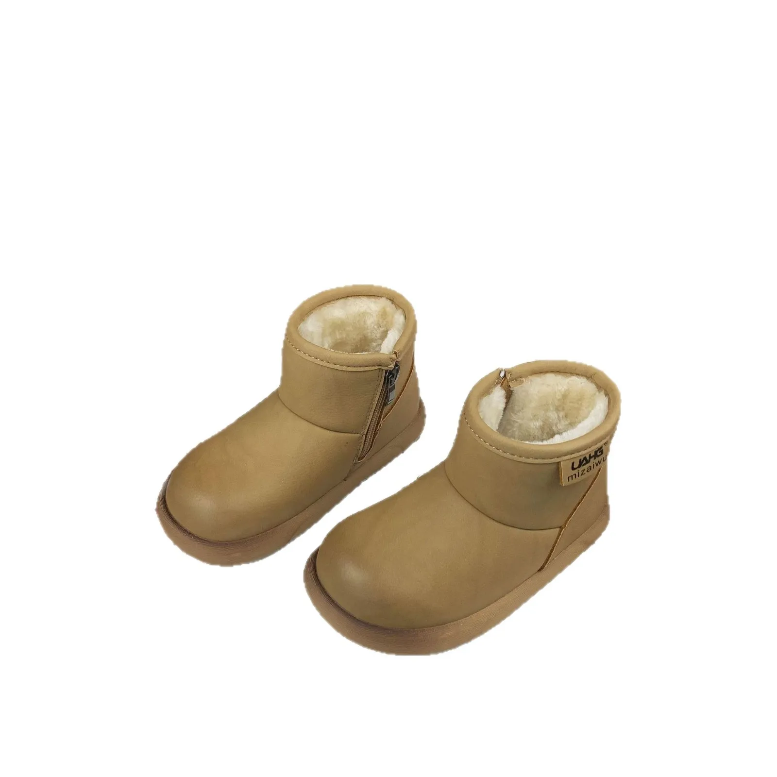 

Новые зимние детские утепленные теплые зимние сапоги для мальчиков и девочек, модные универсальные хлопковые сапоги для маленьких студентов