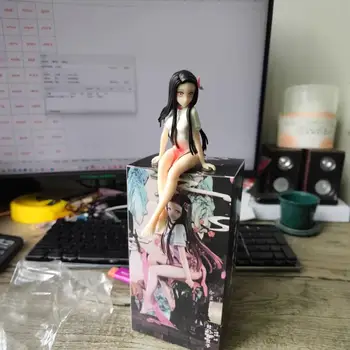 你豆子和服鬼滅之刃手辦椅動漫雕像汽車桌面擺飾模型展示禮物 10 最佳銷售 你豆子惡魔圖 - №6