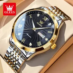 OLEVS orologio da uomo automatico orologio da polso originale in acciaio inossidabile impermeabile movimento svizzero Business TOP Brand Relógio Masculino