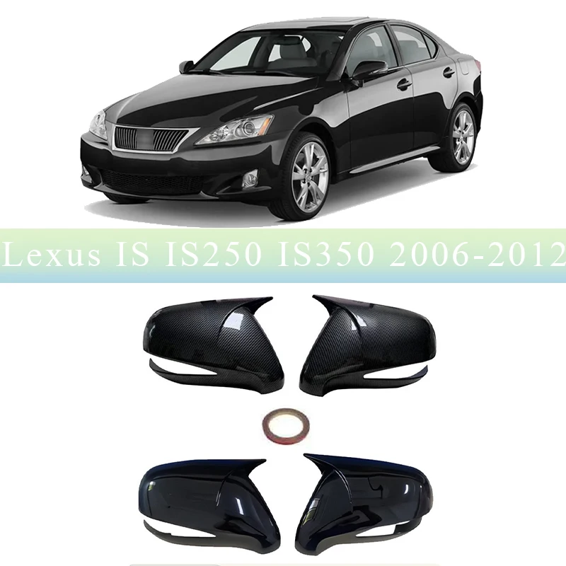 

For Lexus IS IS250 IS350 IS F 2006-2012 Car Sticker Rearview Side Mirror Cover Wing Cap
