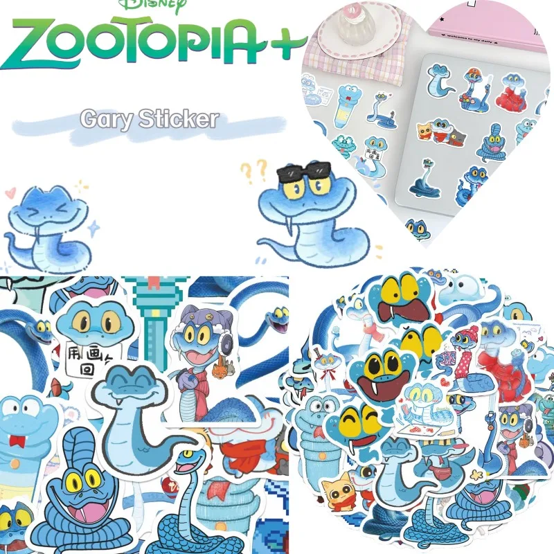 New Disney Zootopia Gary Cartoon Pattern Cute Decorative Personalized Kawaii DIY Student Journal Doodle Waterproof Stickers