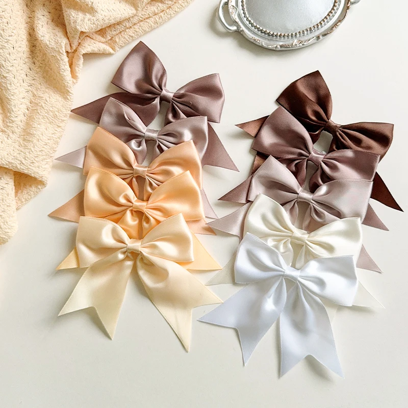 5 قطع من فيونكات شعر متدرجة الألوان مع مشبك شعر عصري وبسيط، إكسسوارات شعر للأطفال ذات نوعية جيدة #3