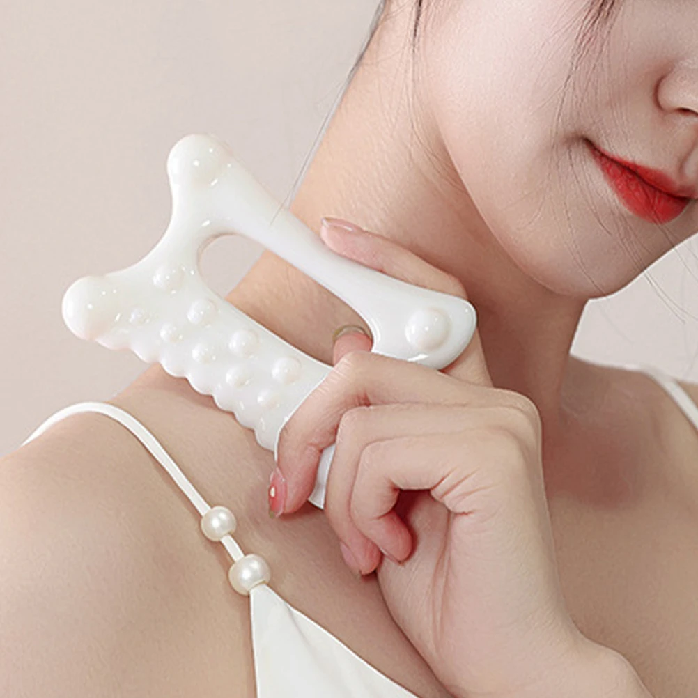 

Scraping Board Body Massager Tools Face Scraper Resin Smooth Edges Safe Massage Relaxation Tool Home Leg Facial Beauty