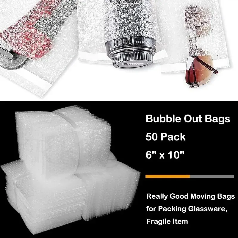 شفافة فقاعة البريدية الذاتي الختم البلاستيك للصدمات حقيبة شحن ذاتية اللصق فقاعة رغوة أكياس التعبئة حقيبة توسيد