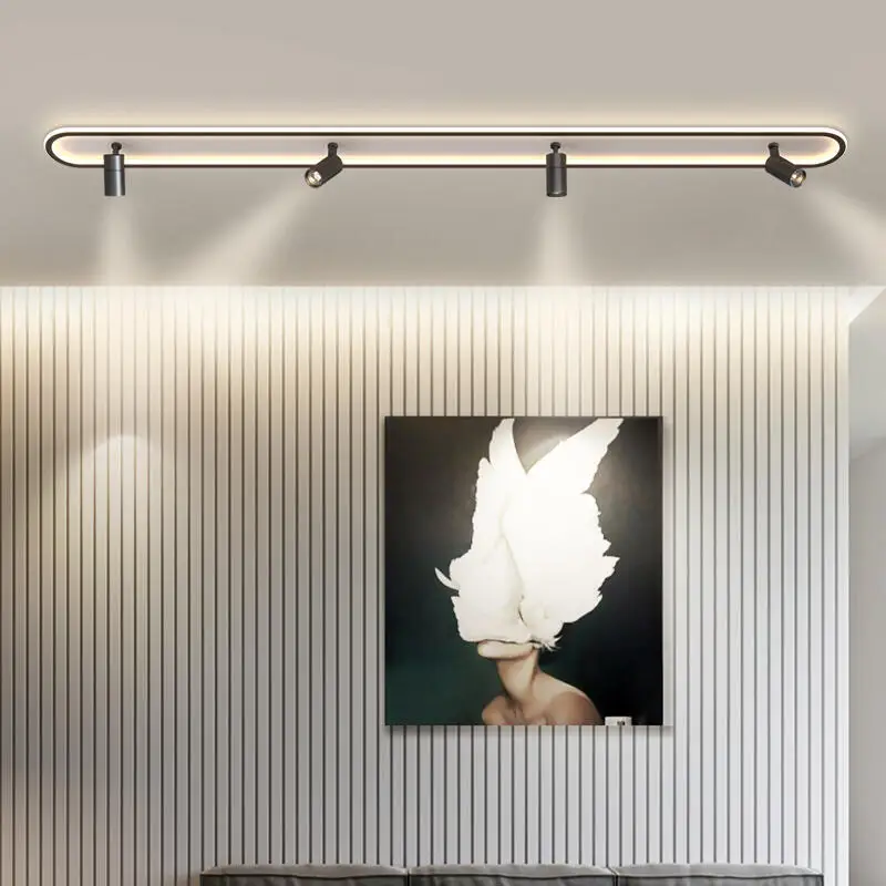 Modern Minimalism Led Ceiling Spot Light Fixture For Living Room Decor Kitchen Bedroom Lamp Track Light Indoor Ceiling Lighting