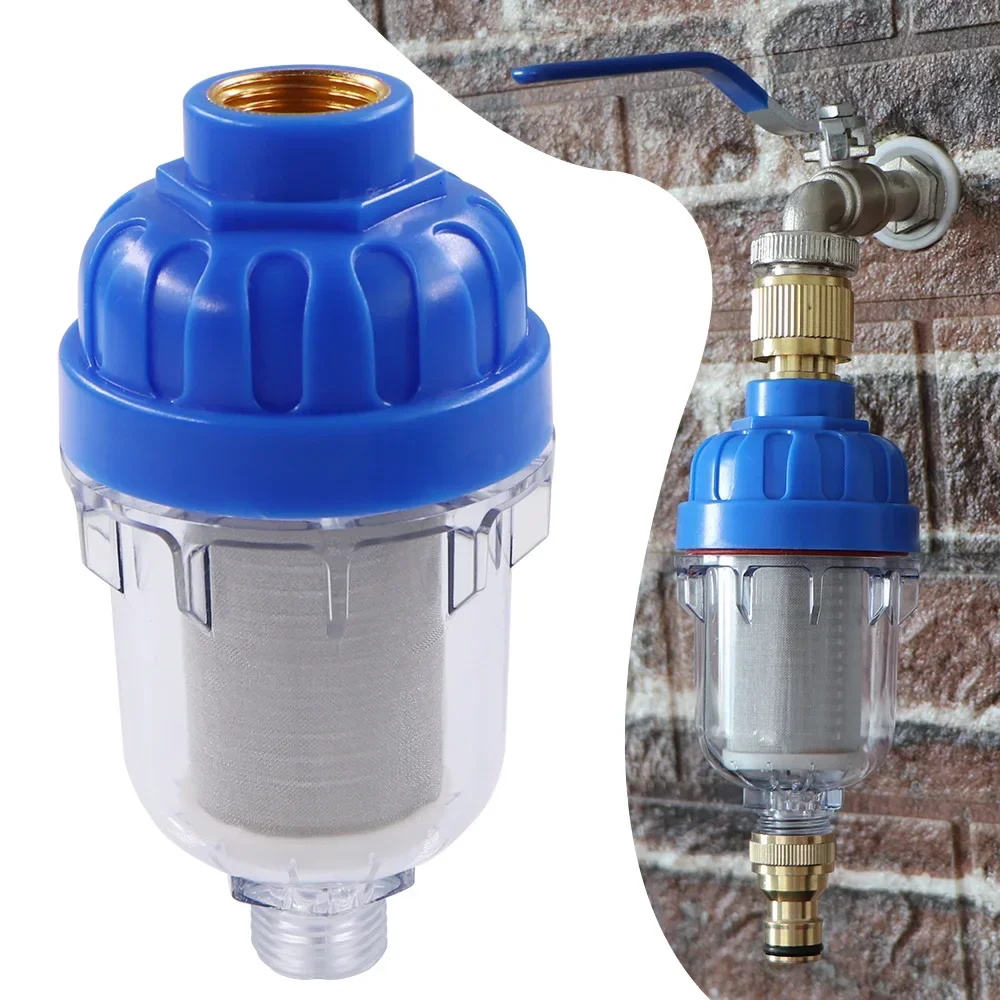 

1 шт. 1/2 "40 мкм предварительный фильтр садовый кран фильтр с сетчатым фильтром из нержавеющей стали 316, примесей для кухни, ванной комнаты, двора