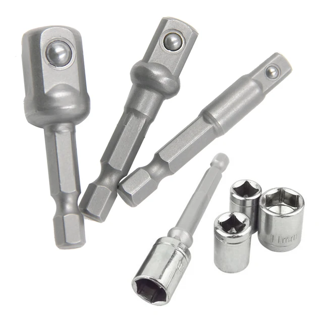 3PC Hexagonal Handle Natural Color Extension Rod 50mm Adapter 1/2 Screwdriver 3/8 Square Head 1/4 Sleeve Electric Tool Accessori 3PC Hexagonal Handle Natural Color Extension Rod 50mm Adapter 1/2 Screwdriver 3/8 Square Head 1/4 Sleeve Electric Tool Accessori