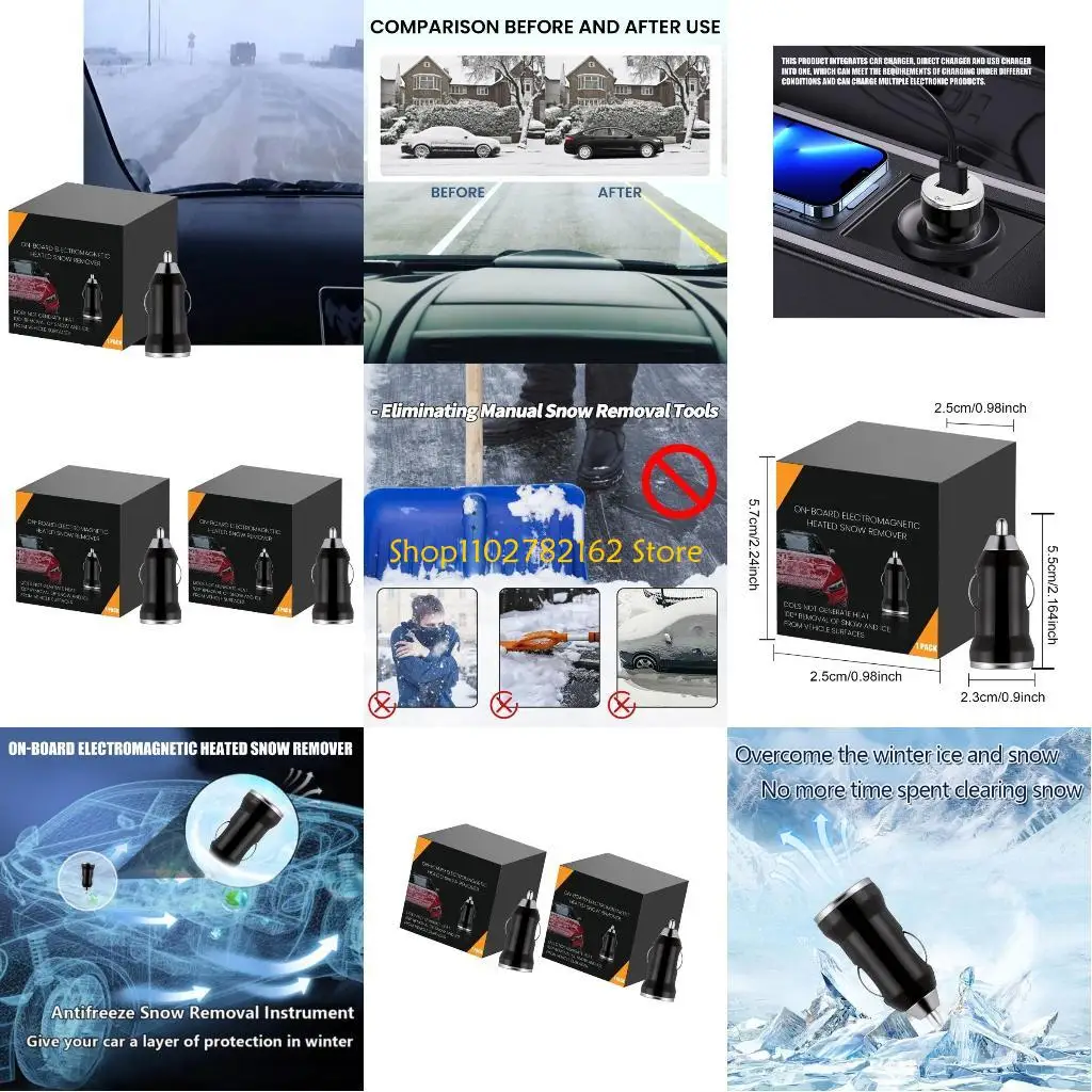 

547B Intelligent Snow Melting Device Fast Heating Car Snow Remover Chargers Snow Melt for Vehicle Home Application