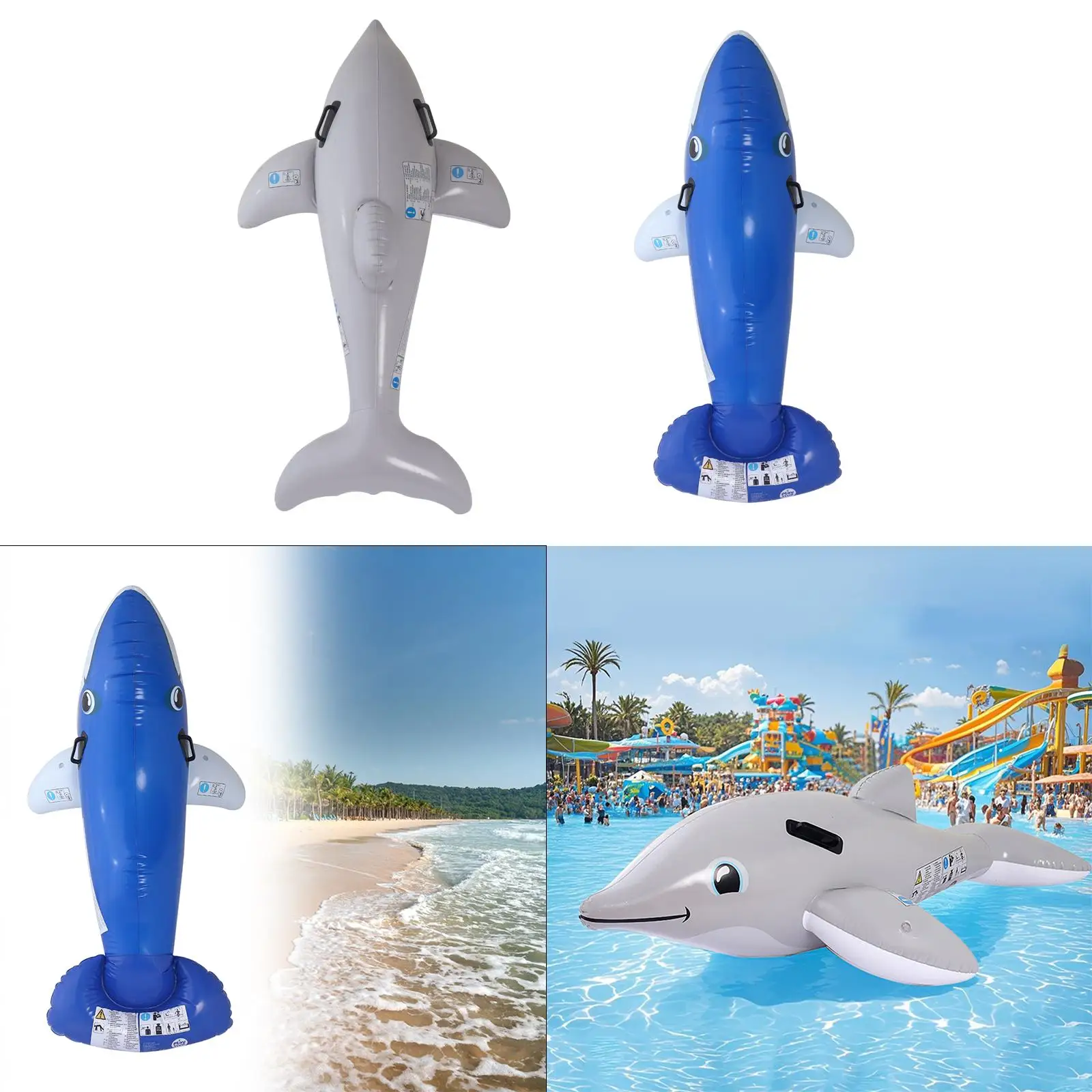 

Pool Toy Professional Gifts Dolphin Inflate for Beach Baby Shower Birthday