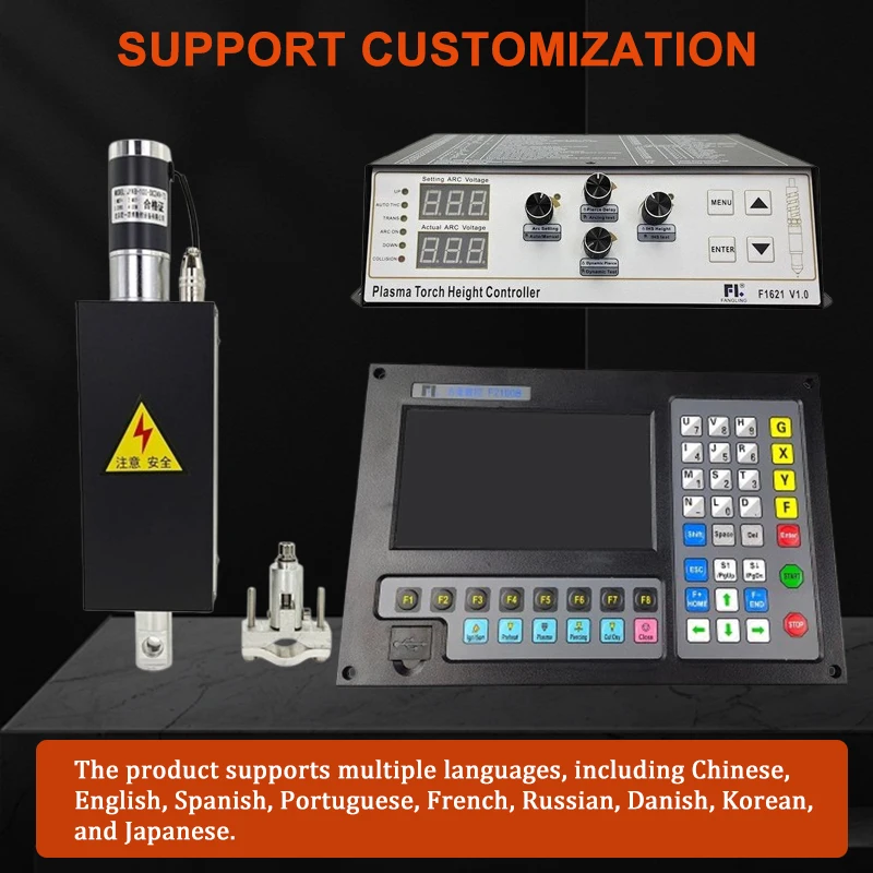 Plasma Controller+THC+Lifter Kit F2100B+F1621+JYKB-100-DC24V-T3 For Plasma Cutting Machine Cutter