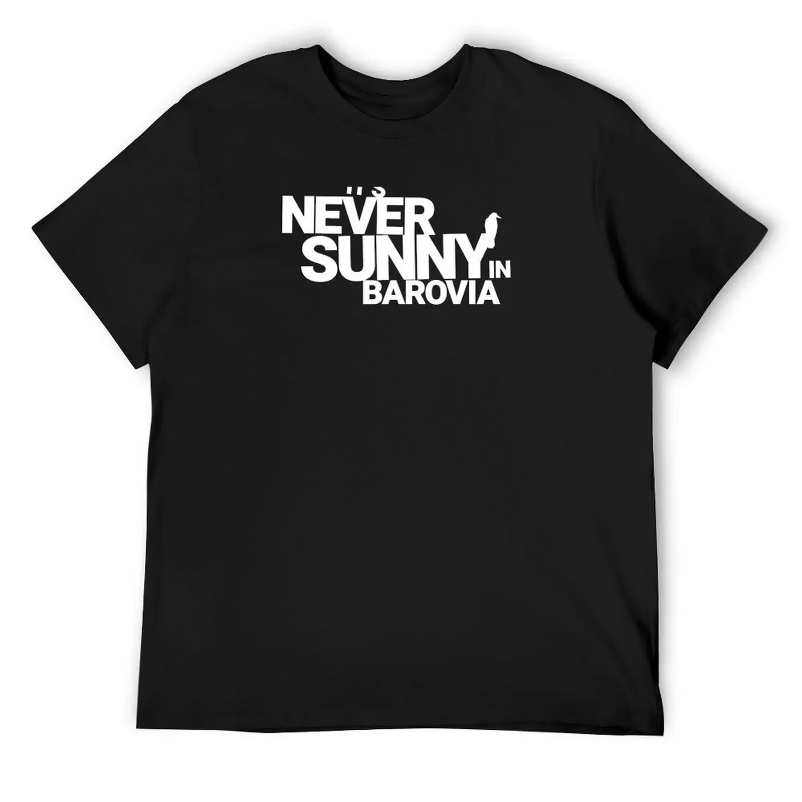 

It's Never Sunny in Barovia White - The Original T-Shirt blue archive baggy shirts anime clothes anime stuff Men's t-shirts