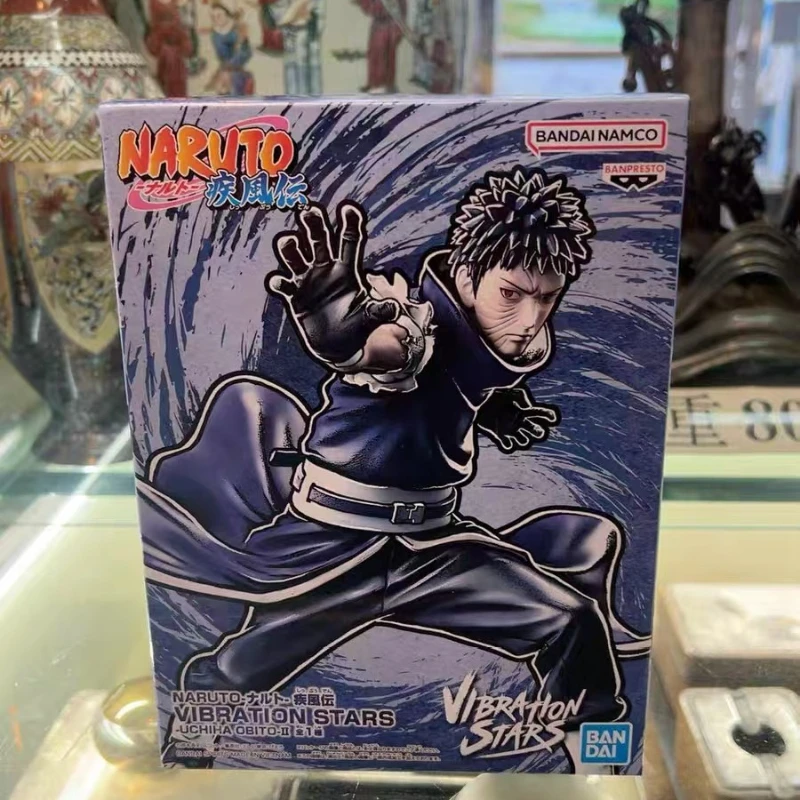 

In Stock Original Bandai Naruto: Shippuden Uchiha Obito Anime Action Figures Model Toys desktop Ornament collect birthday Gifts