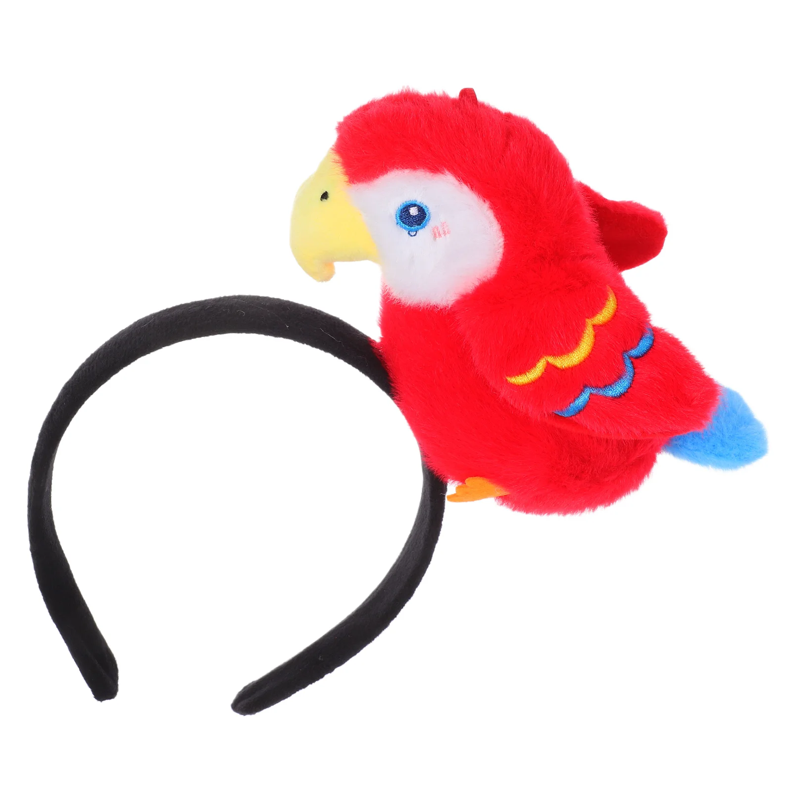 

Cute Parrot Hair Hoop Lightweight Vibrant Color Headband Elastic Fit Zoo Theme Festival Halloween Photo Props