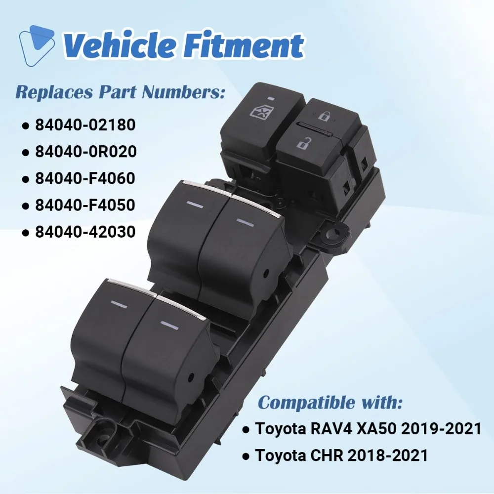 New Electric Power Window Lifter Control Switch 84040-F4050 84040F4050 For Toyota RAV4 CHR 2018 2019 2020 2021 Car Spare