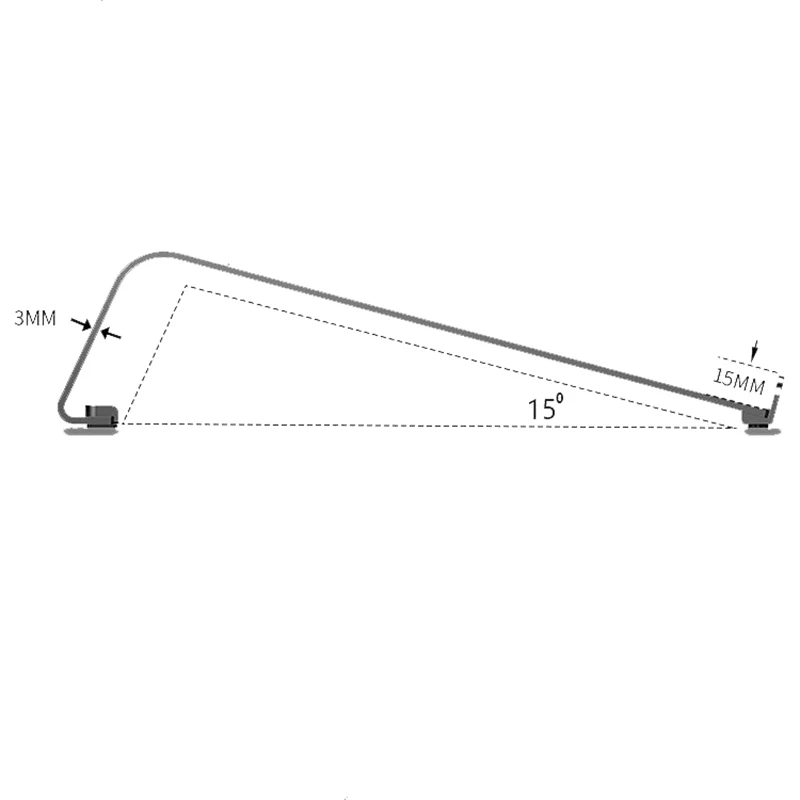 11-17 inch Aluminum Alloy Laptop Stand Portable Notebook Stand Base Holder For Macbook  Non-slip Computer Cooling Bracket