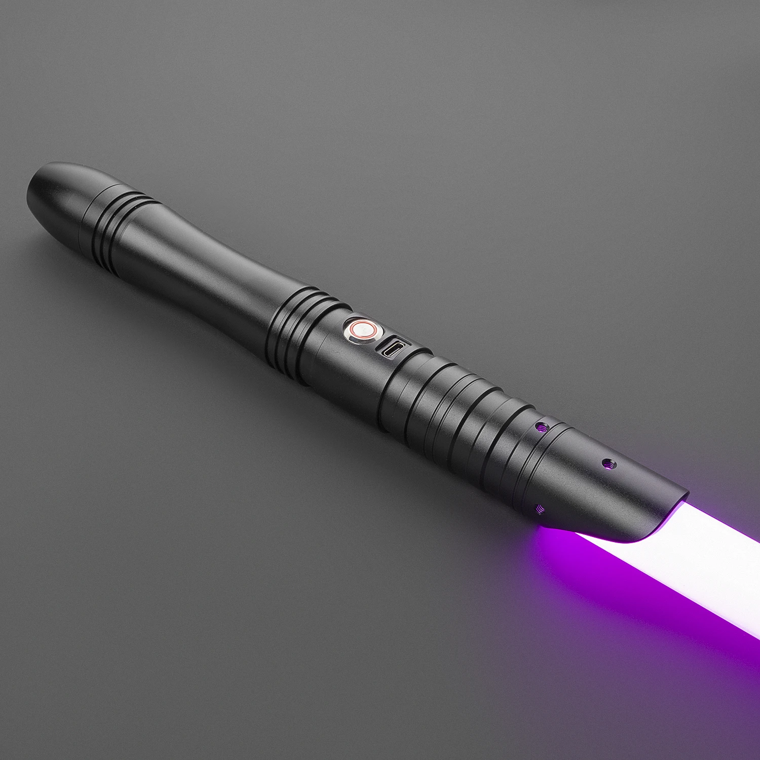 [Wholesale] APP LED Lightsaber Metal Hilt Jedi Laser Sword Sensitive Smooth Hitting Sound Dueling LTG Light Saber sable de luz