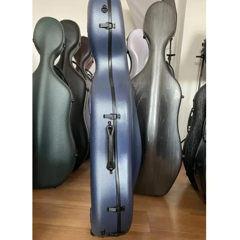 Carbon Fiber, Cello Hard Case PC Composite Compression Resistant, Waterproof, Scratch Resistant, Cello, Professional Case