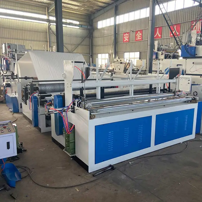 YG Customized Best Quality Kitchen Rolls Automatic Toilet Roll Paper Rewinding Machine Production Line
