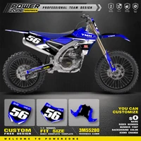 PowerZone, fondos gráficos de equipo personalizados, calcomanías, Kit de pegatinas para YAMAHA 14-18 YZ250F 15-18 YZ250FX WRF250 14-17 YZ450F