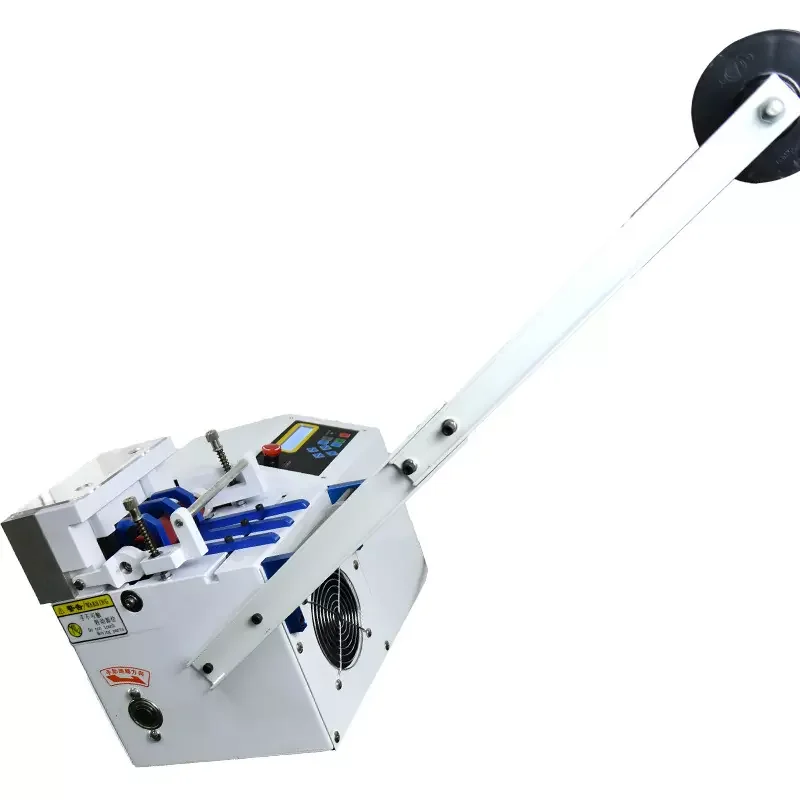 HS-T101 Heat Shrink Tube Cutting Machine Automatic 100mm Width Cutter for Silicone Tube Wire and Cable Sleeving