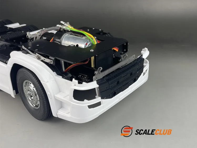 SCALECLUB RC Truck 1/14 Vordere Halterung Cab Flip Scharnier Für Tamiya 770S TGX FH16 R620 R470 Actros 1 14 RC Truck Teile Zubehör – Detail 6