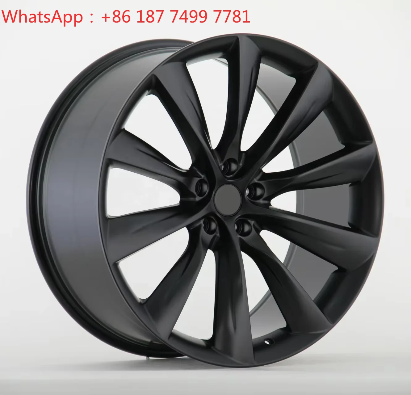 

YQ 21 22 Inch 5x114.3 5x120 Satin Black Replacement Wheels for Model 3 Model Y Model X
