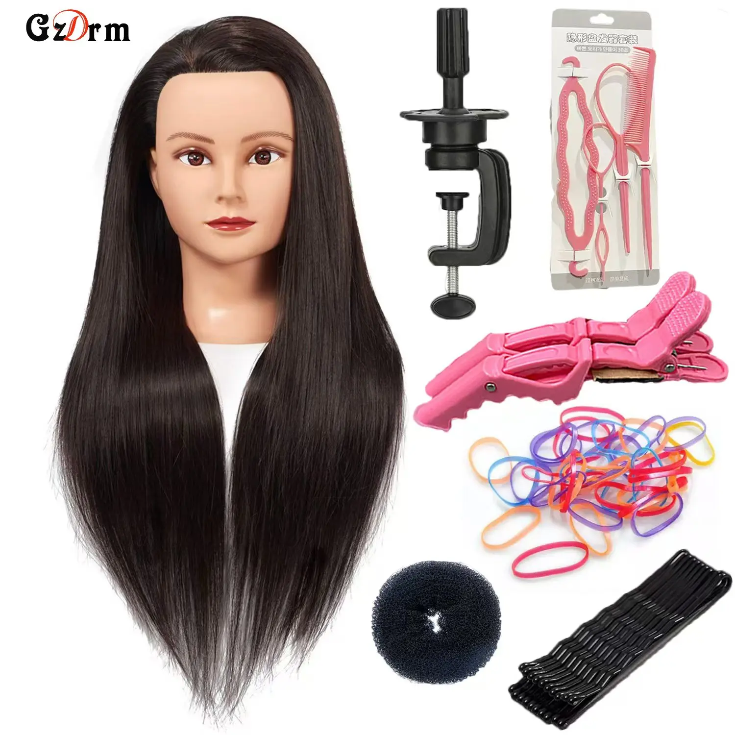 Realistic Wig Display Head, 54cm Circumference