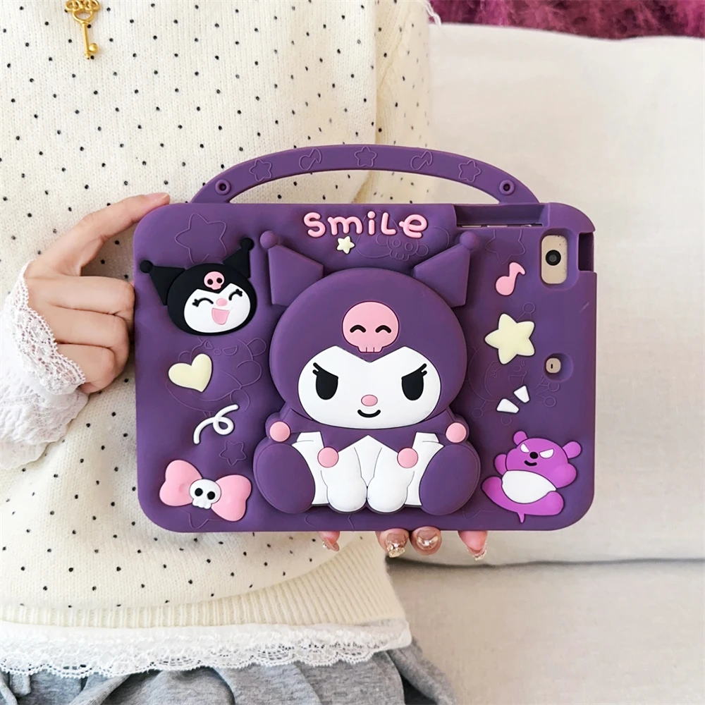 

Silicone Case For iPad Pro 11 10.2 7/8/9th 10th 11th A16 2025 Cover Air 6 5 4 3 10.5 10.9 9.7 Mini 8.3 with Pencil Holder Cover