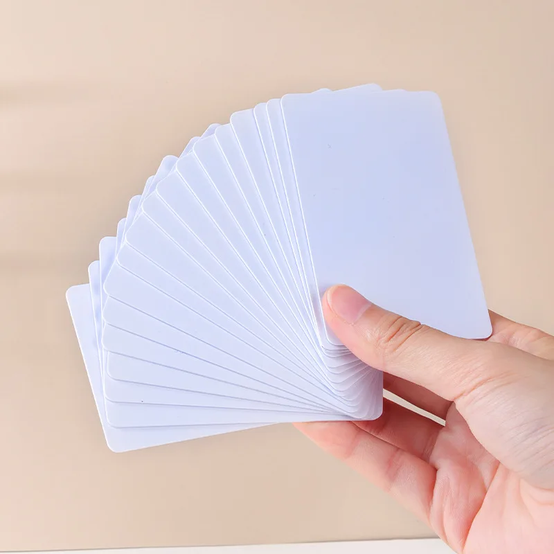 10Pcs/Lot  ID+IC Dual Chip Frequency RFID 125Khz TK4100 PVC Card and 13.56Mhz IC F08 Rfid Chip Card for Access Control Card