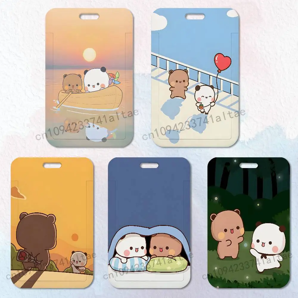 

Cartoon cute B-Bubu D-Dudu Card Holder Lanyard Camera Neck Strap Credit Card Case ID Badge Credentials Protection