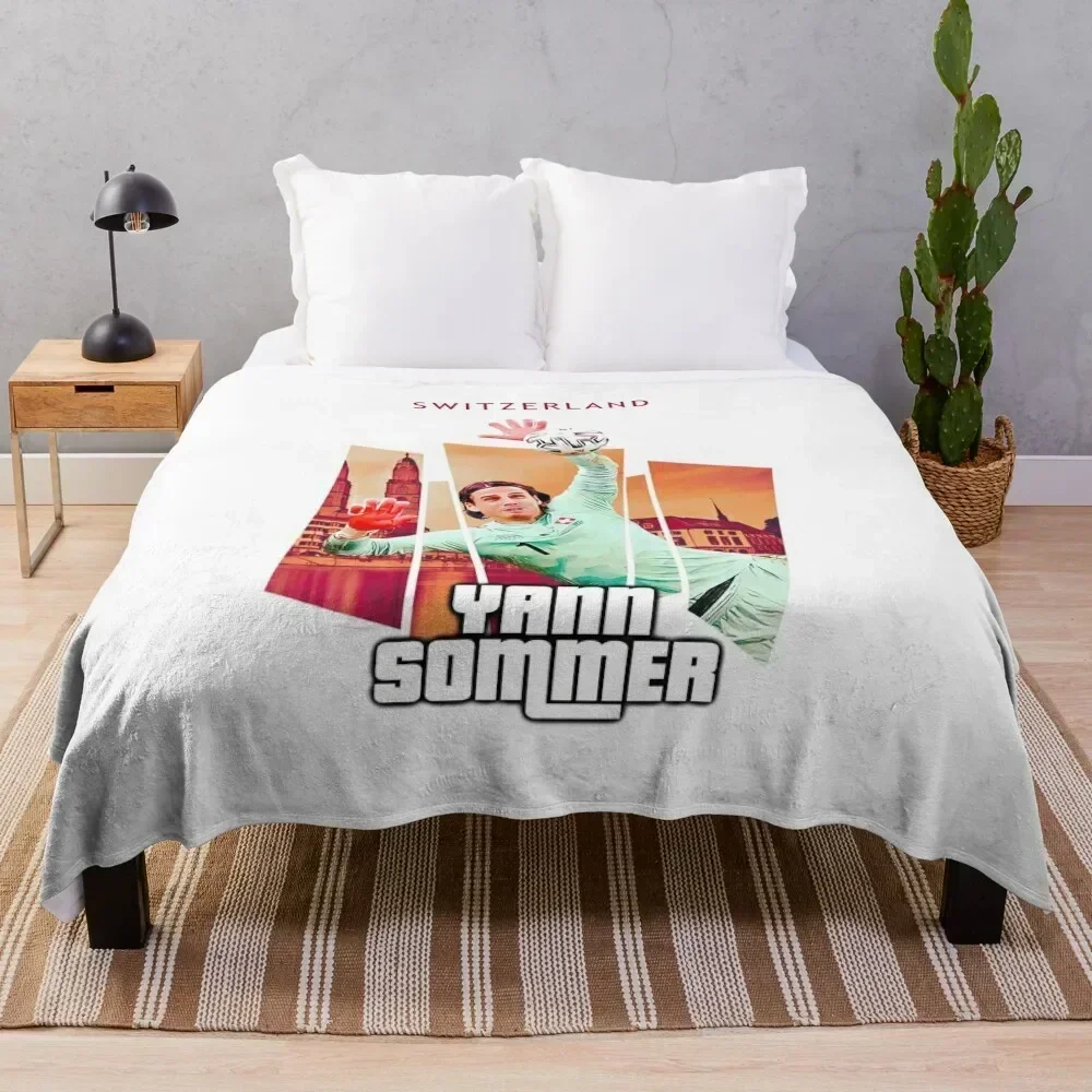 Switzerland Yann Sommer Throw Blanket Stuffeds funny gift Blankets