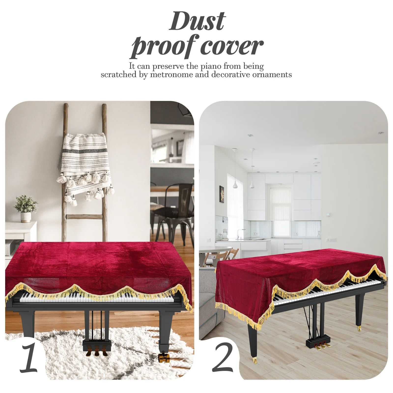 

Electric Piano Cover for Accessory Instrument Accessories Keyboard Dust Covers Keyborad