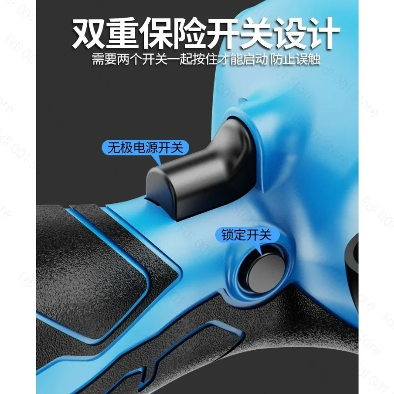 Lithium battery wireless mini angle grinder small household electric handheld cutting machine rechargeable hand micro grinder