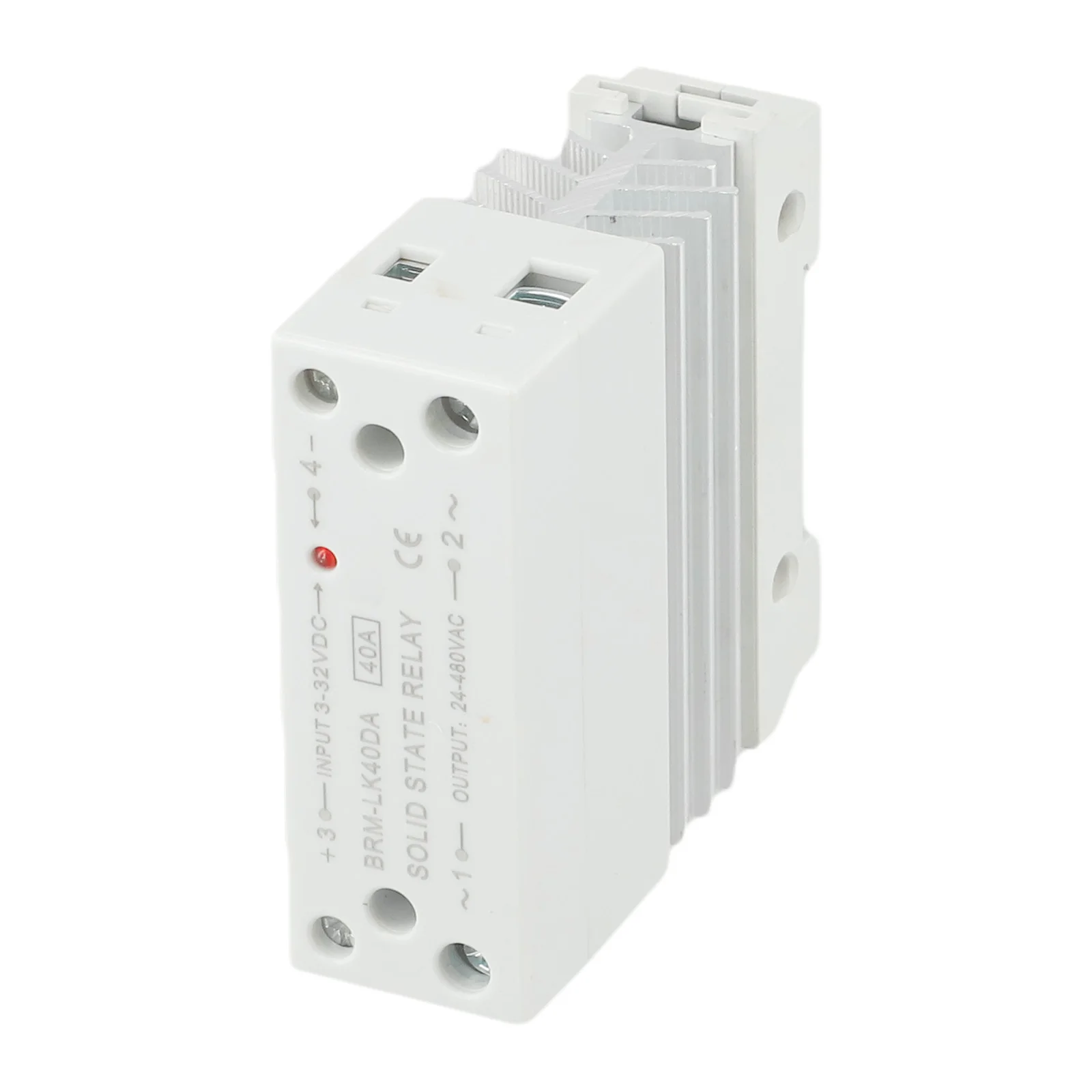 

Rail Mounted Solid State Relay 40A DC Control AC Relay Color As Show High Sensitivity Off-state Leakage Current 2mA