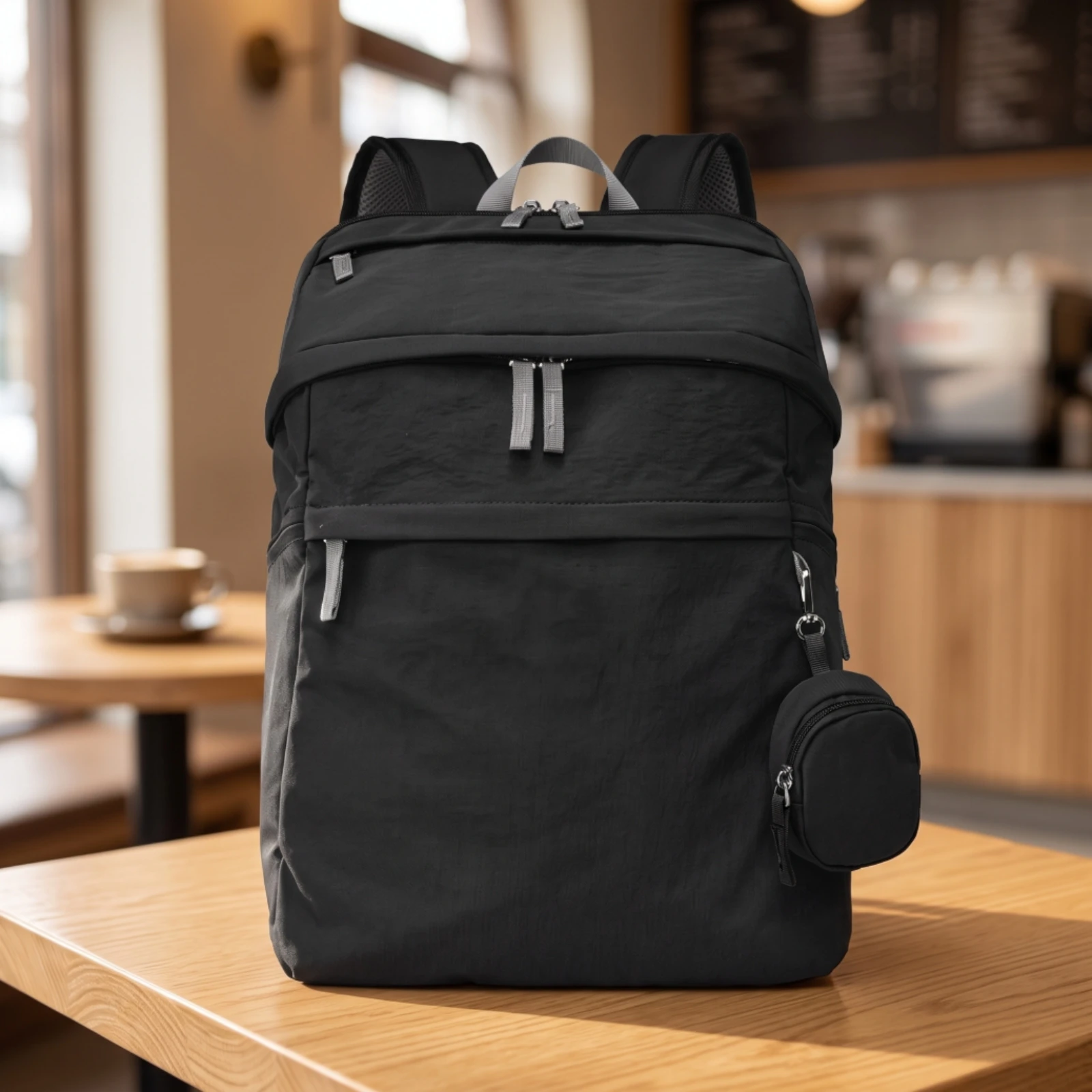 Backpack Diaper Bag - กระเป๋าเป้พร้อมกระเป๋าเสริม กระเป๋าเป้เอนกประสงค์ กระเป๋าอเนกประสงค์พร้อมช่องเก็บของด้านข้างบุฟองน้ำ ออกแบบมาเพื่อผู้เดินทางประจำวัน การเดินทาง และการท่องเที่ยว