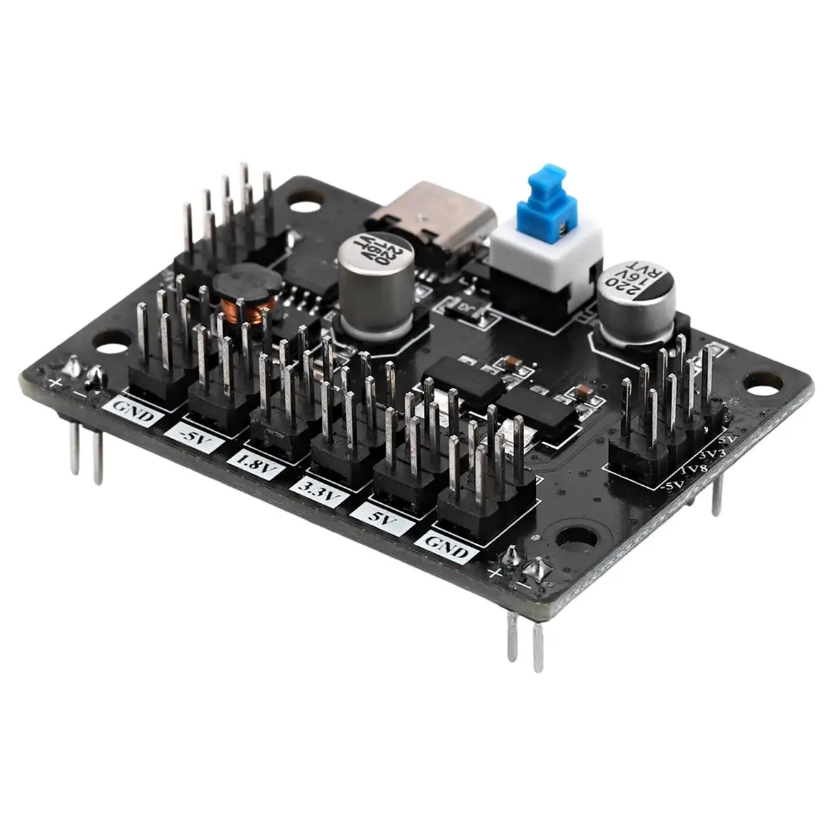A49T MB102 Breadboard Power Supply Module White Breadboard Dedicated Power Module 2-Way 3.3V 5V Solderless Bread Board