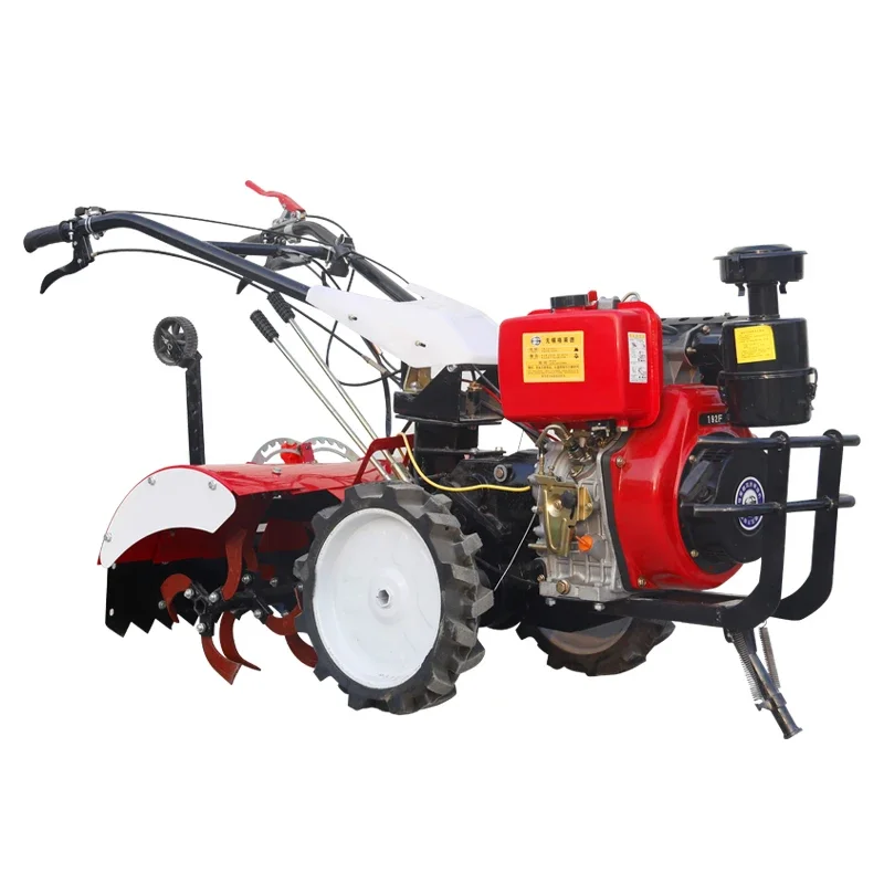 Trenching machine agricultural plowing field rotary tiller household