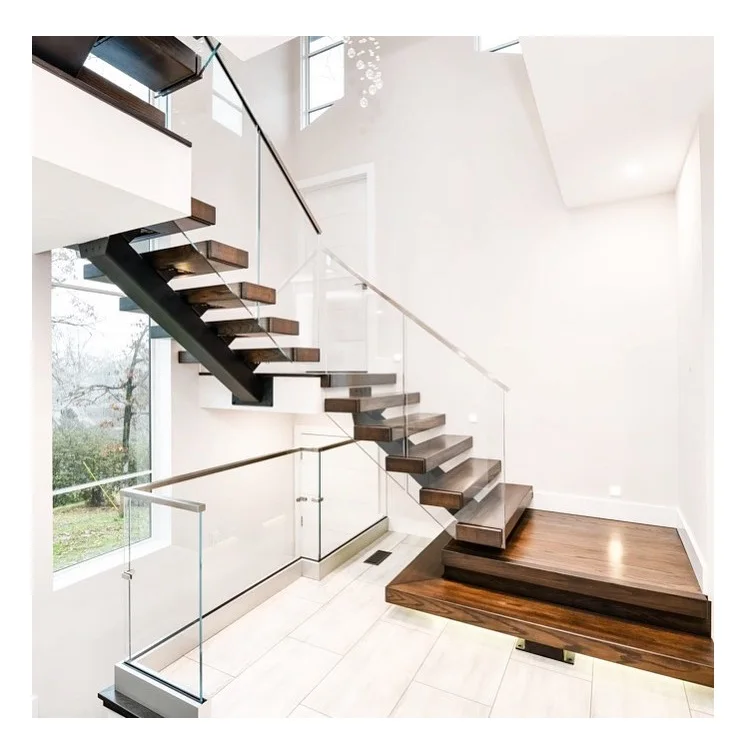 Personalizzazione Fornitore cinese Scala personalizzata Scale galleggianti Scale interne dritte Scale interne