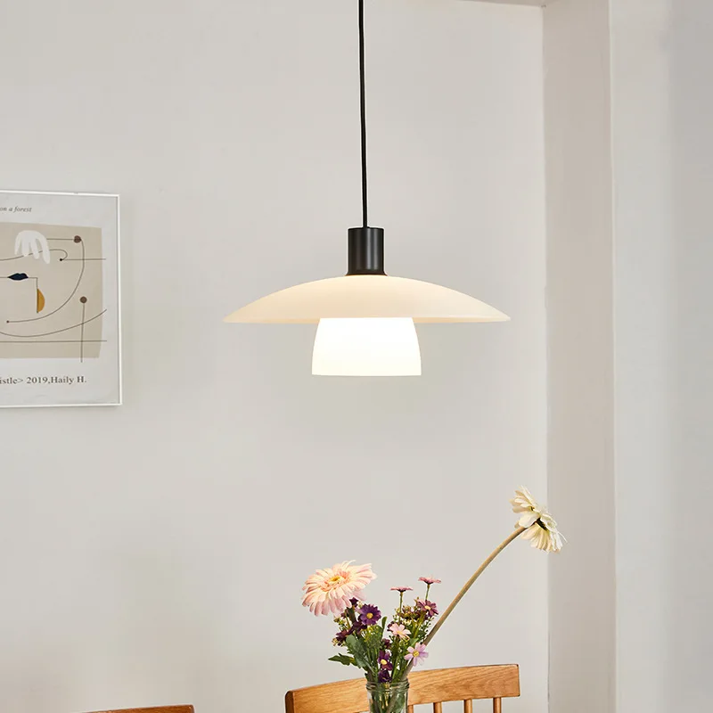 

Nordic Minimalist Restaurant Ceiling Chandelier Medieval Designer Danish Ph5 Wabi-Sabi Lamp Retro Dining Table Bar Pendant Light