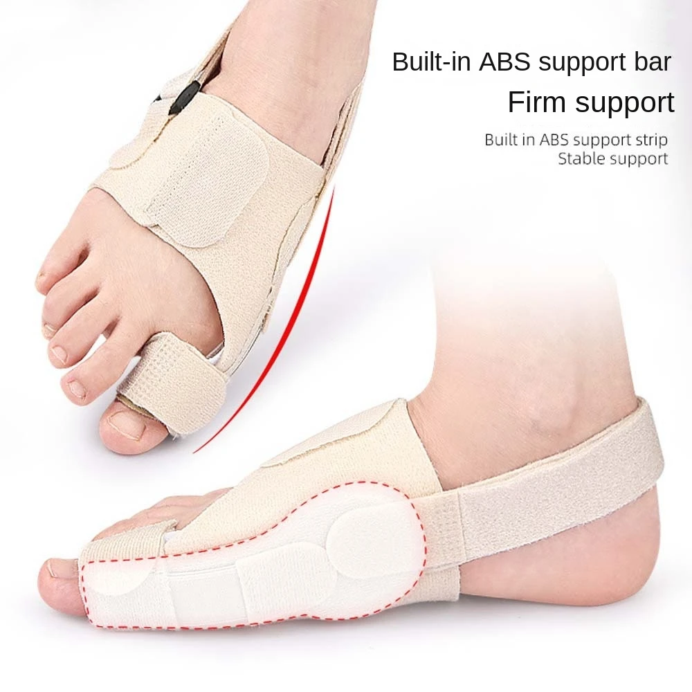 Preto Pés Valgus Corrector, Toe Orthotics Brace, Bunion Protector, Foot Care Tools, Alisadores Toe, Thumb Ajustador