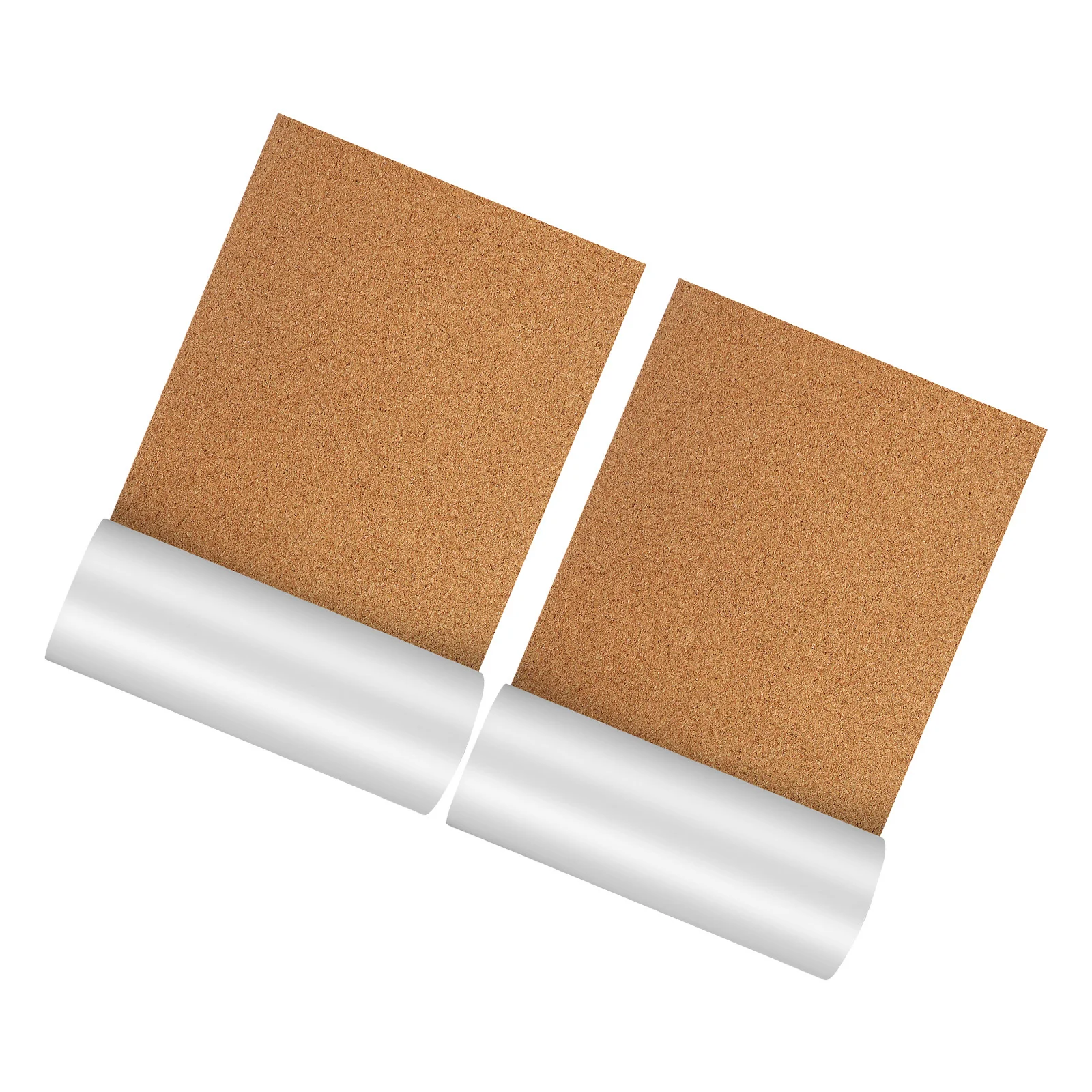 2 rolos de almofadas adesivas fofas de placa de cortiça com painel de boletim traseiro auto placas para parede