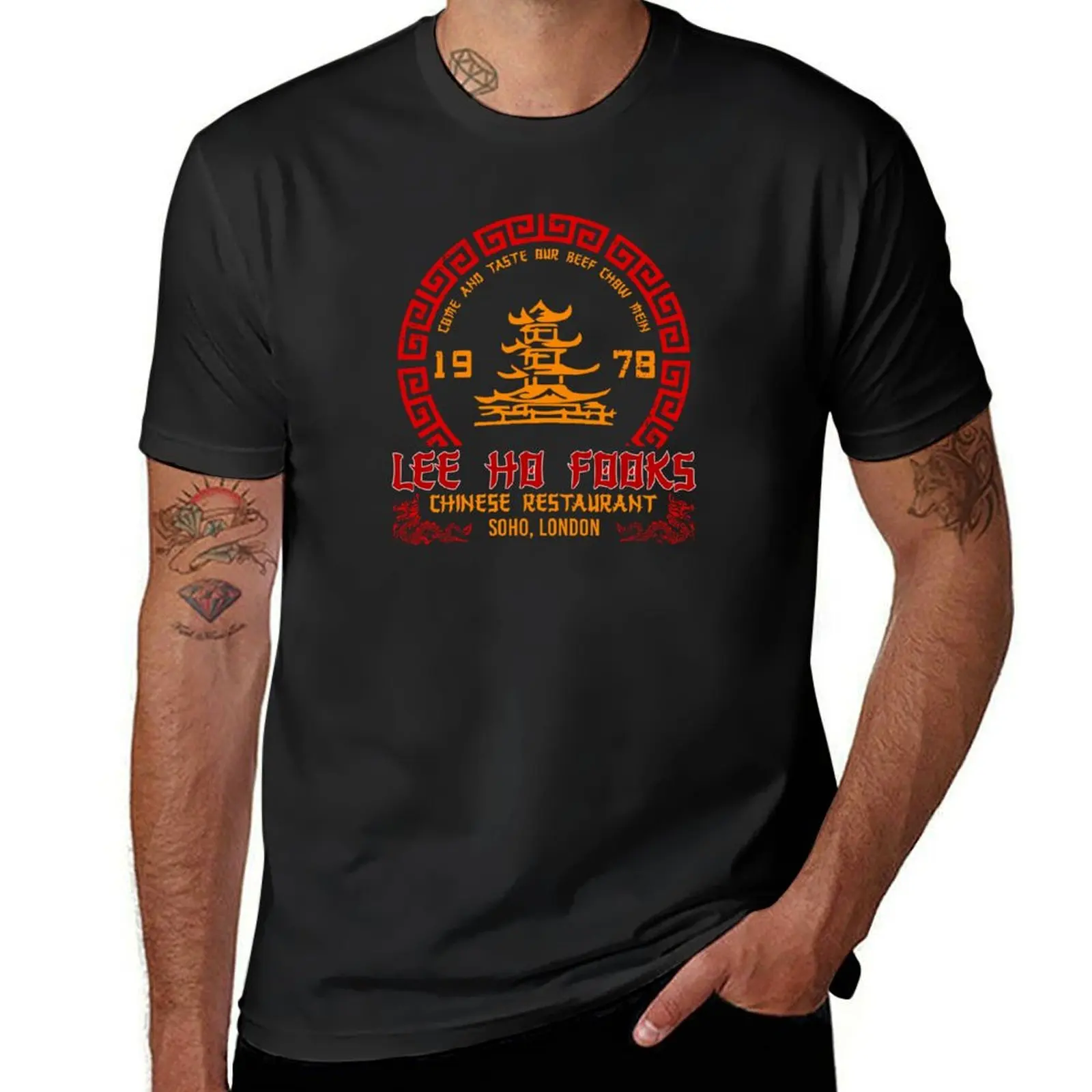 

Warren Lee Restaurant Ho Fook Zevon, A Werewolves Of London T-Shirt sweat customs design your own men clothes