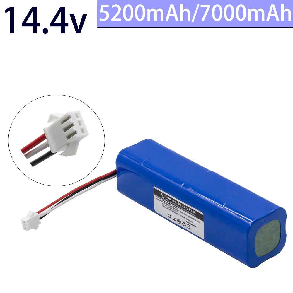

14.8V 5200mAh/7000mAh 18650 4s2p Lithium Ion Battery Pro M9 Pro M8 Pro M7 LR1 Rechargeable Lithium Ion Robot Vacuum Cleaner