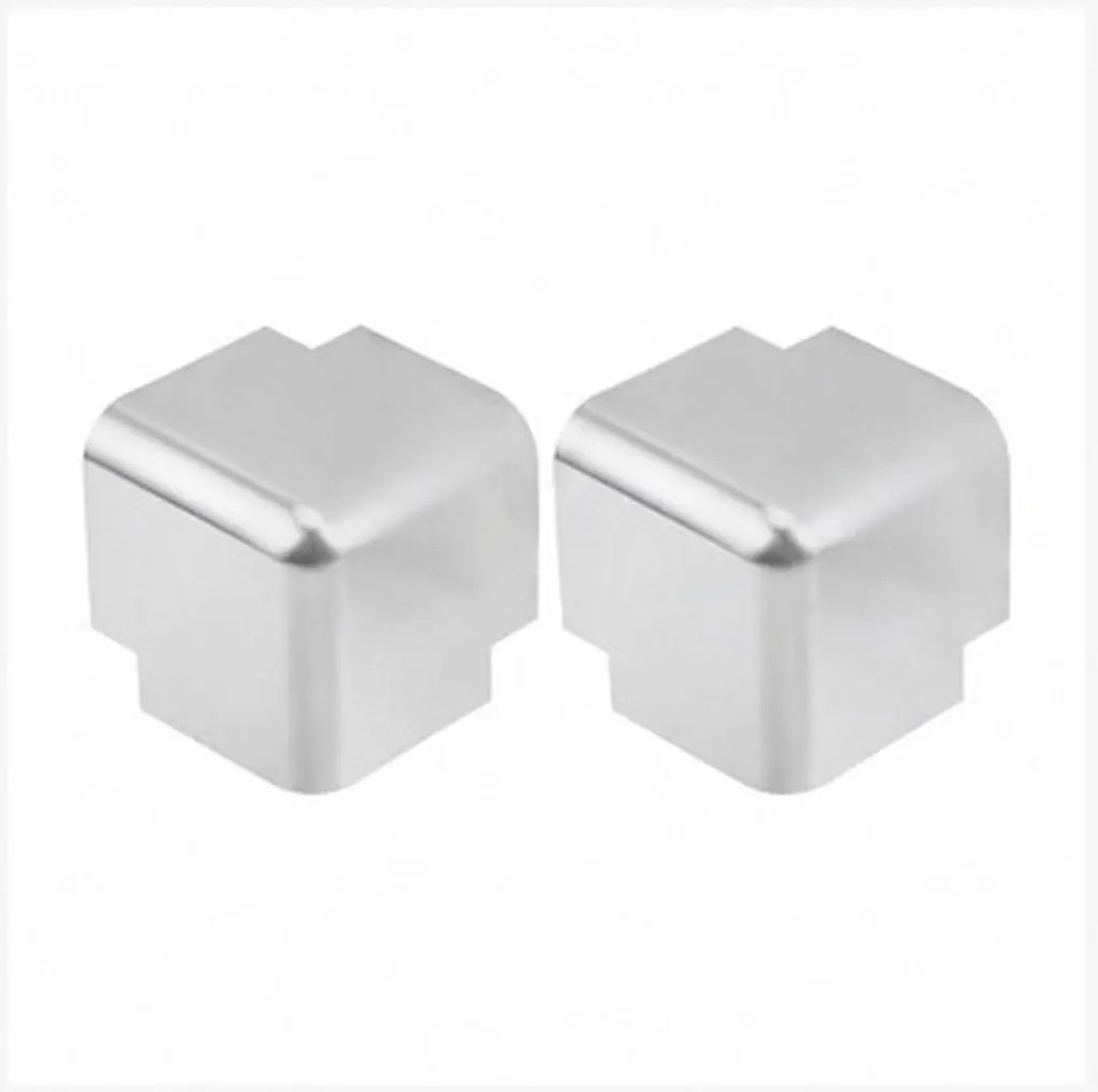 2Pcs Truck Edge Protectors Aluminum Corner Wrap Reinforced Metal Cargo Load Guards Refrigerated Body Van Tool Box Shipping Edge