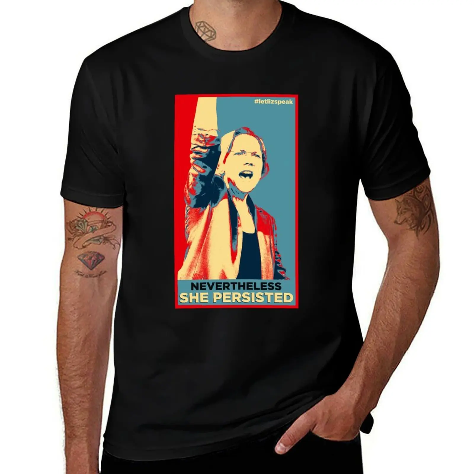 Nevertheless She Persisted T-Shirt Fashion Letter Print T-Shirt