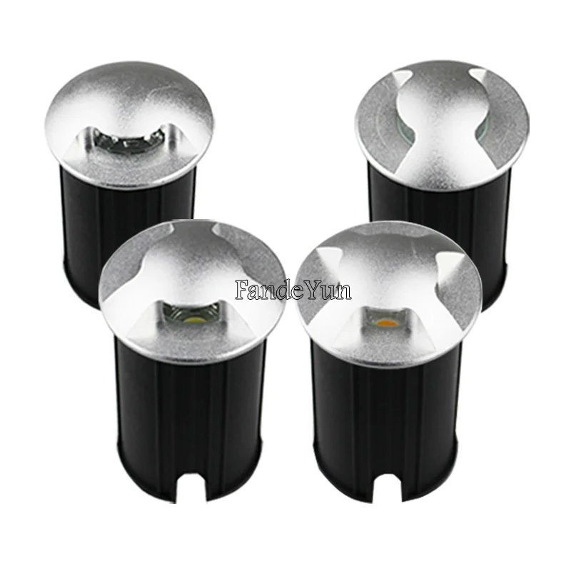 

IP67 AC85-265V DC12V 1W 3W 5W LED Garden Light Spotlights Outdoor Waterproof Recessed Underground Lamp Floor Landscape Lighting