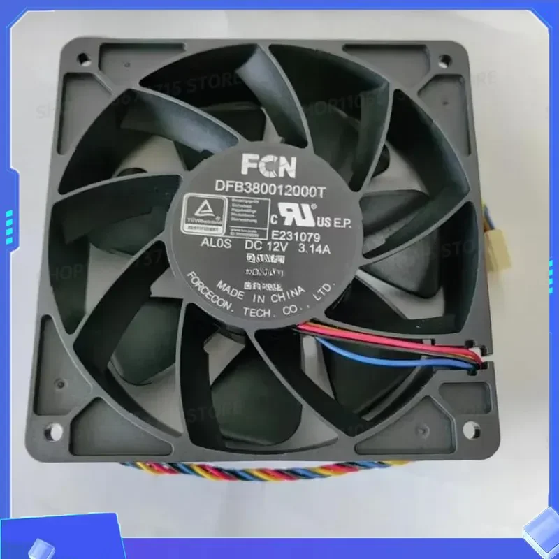 for DFB380012000T AL0S FCN Fan DC12V 3.14A for Antminer S19 S19pro L7 S17 T17 INNOSILICON Miner A10 A11 T2T
