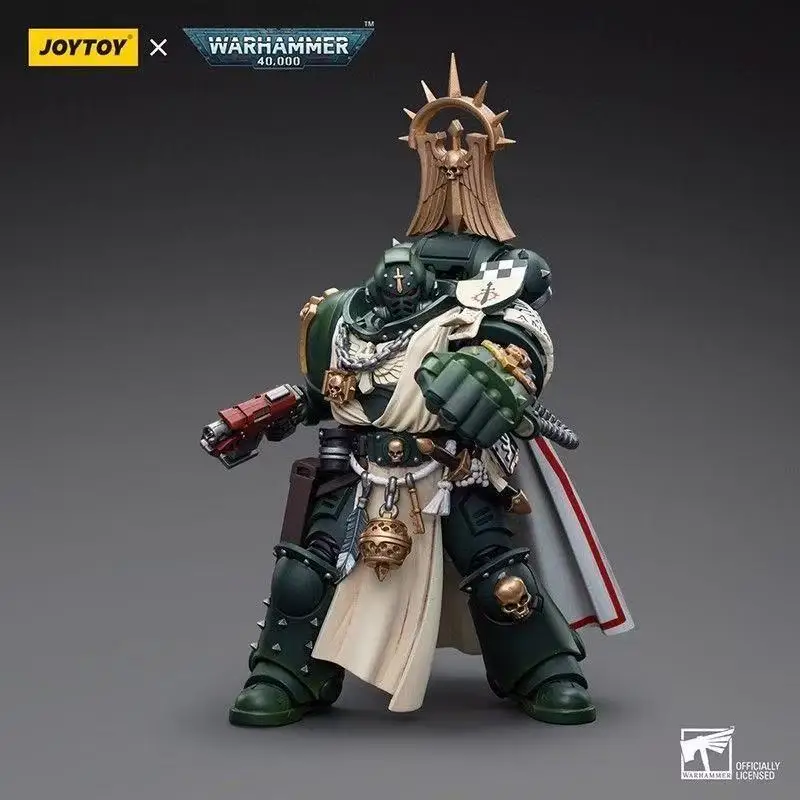 Figurka akcji JOYTOY 1/18 40K Dark Angels Master Lazarus Master z Power Fist Anime Military Model